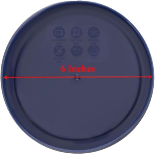 4-Piece Pyrex Blue Plastic Lids