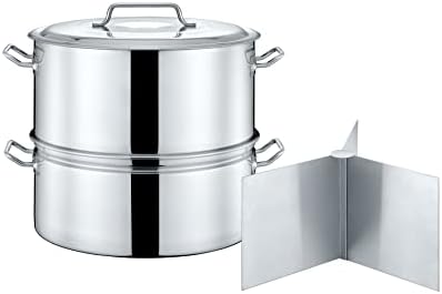 Concord Extra Large Stainless Steel Steamer Braiser Pot