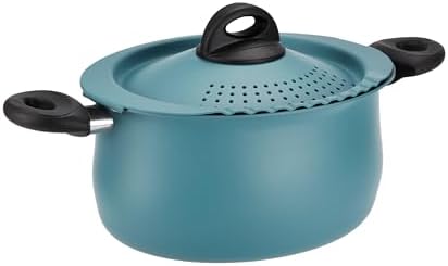 Bella Trieste Nonstick Pasta Pot 55-Quart Strained