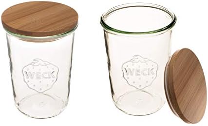 High-Quality Glass Canning Jars Set of 2