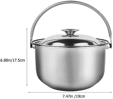 Zerodeko Stainless Steel Stock Pot With Lid