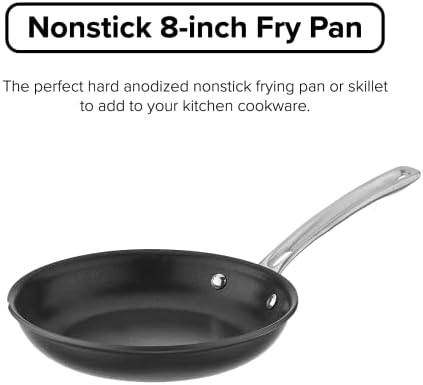 Viking Non-Stick 8-inch Hard Anodized Frying Pan Easy Cooking Ergonomic Design
