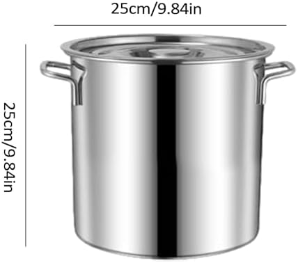Stainless Steel Soup Pot Large Capacity Stockpot for Family Cooking