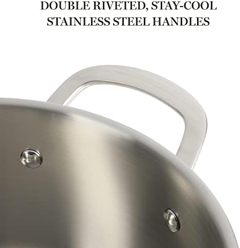 Martha Stewart Castelle 5-Quart Stainless Steel Dutch Oven