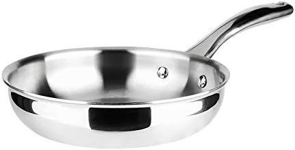 Duxtop 8 Tri-Ply Stainless Steel Stir Fry Pan