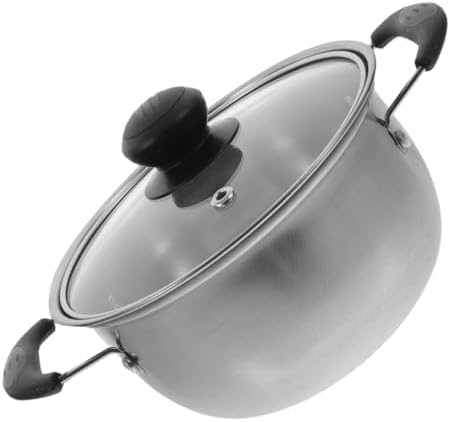 Stainless Steel Double-Handle Stock Pot