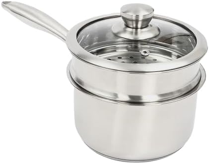 Versatile Stainless Steel Saucepan with Steamer Basket