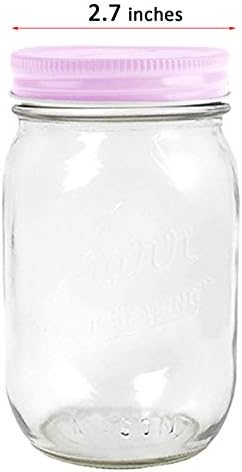 DRHOM Coin Slot Lid for Mason Jars - 8 Pieces Stainless Steel