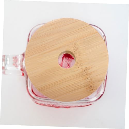 COLLBATH 4pcs Lids with Straw Holes for Mason Jars Reusable