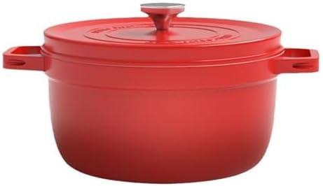 VKEID 94In Red Cast Iron Stockpot