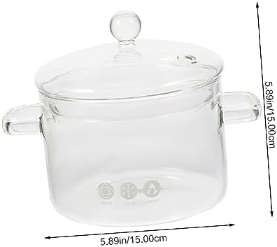 DECHOUS High Borosilicate Glass Stockpot