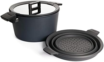 8-Quart Woll Concept Plus Stockpot with Silicone Lid and Insert