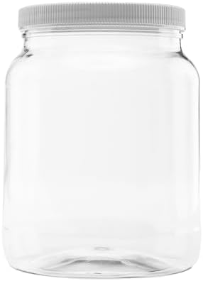Clearview Containers 64 Ounce Half Gallon Jar with Leak Proof Lid