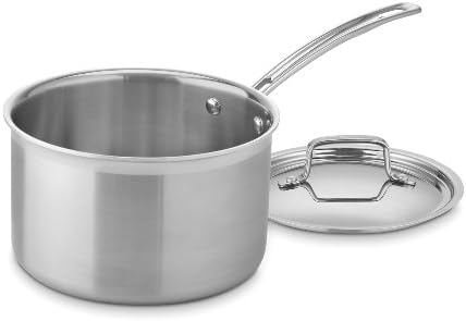 4-Quart Stainless Steel multiclad skillet with cover