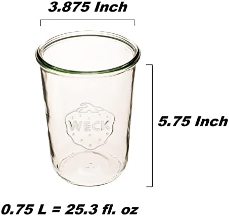 High-Quality Glass Canning Jars Set of 2