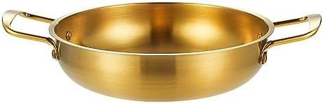 BINGWANG 7 Sizes Stockpot with Gold Handle 18CM