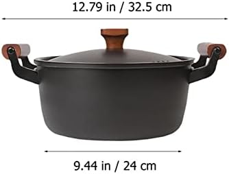 NTK Cast Iron Stockpot Dual Function Pot for Soups Stews More
