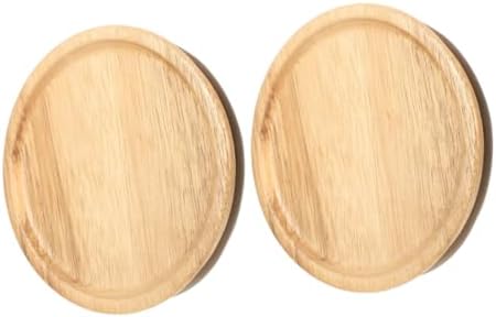 2-Piece Set Sealed Wooden lids Mason Jars Preserve Food