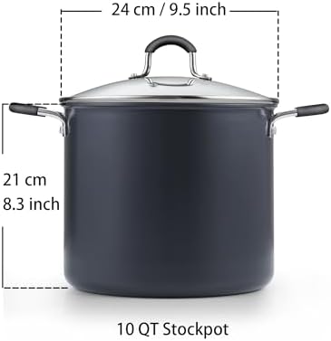 10 Quart Nonstick Stockpot with Lid