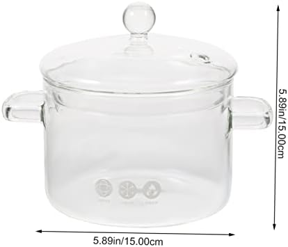 High Borosilicate Glass Stockpot Perfect for Korean Ramen