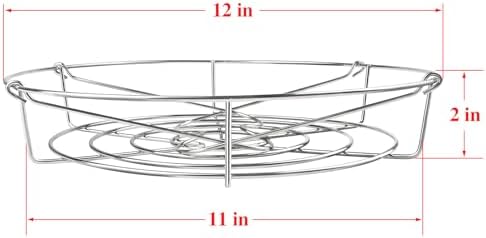 12-inch Stainless Steel Canning Rack Holds 7 Pints or 6 Quarts