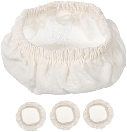 Canning Jar Covers protect freshness 8 Pcs Beige Cotton lids