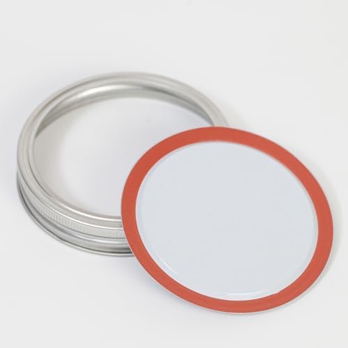 Premium 40-Piece Canning Lids with Rings for Wide-Mouth Mason Jars