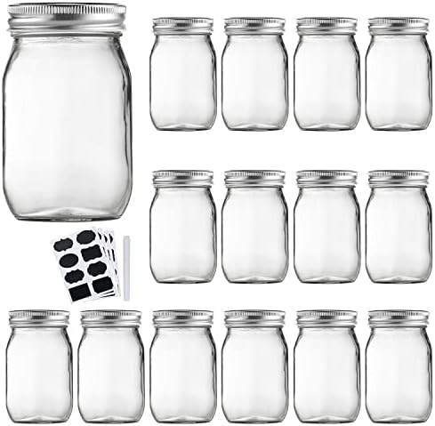 16 oz Glass Mason Jars