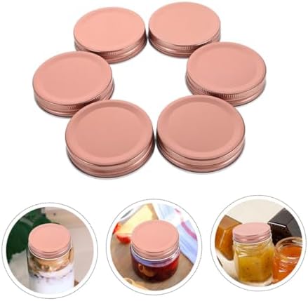 24-Piece Rose Canning Lid Set for Mason Jars