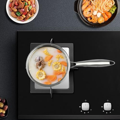 Versatile Stainless Steel Saucepan with Steamer Basket