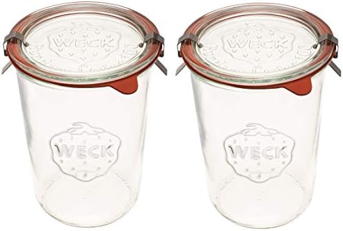 Weck Canning Jars 34 Liters Eco-Friendly Heat-Resistant