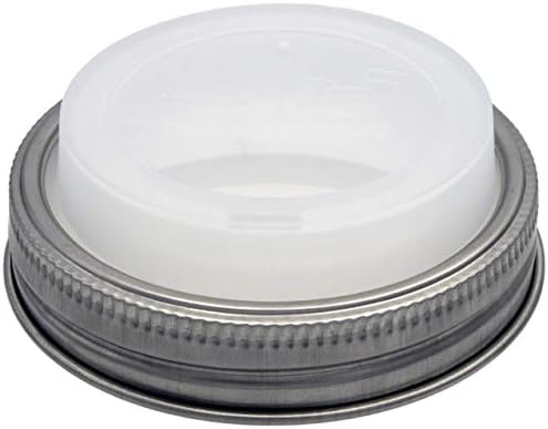 Stylish Silicone Drinking Lids for Wide Mouth Mason Jars