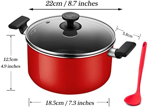 GLJAN - Healthy Stock Pot Red 22cm