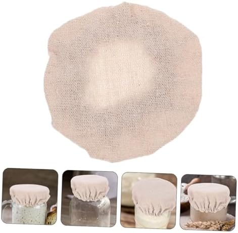 PRETYZOOM 3sets Jar Lid Replacement Canning Lids with Cloth Covers