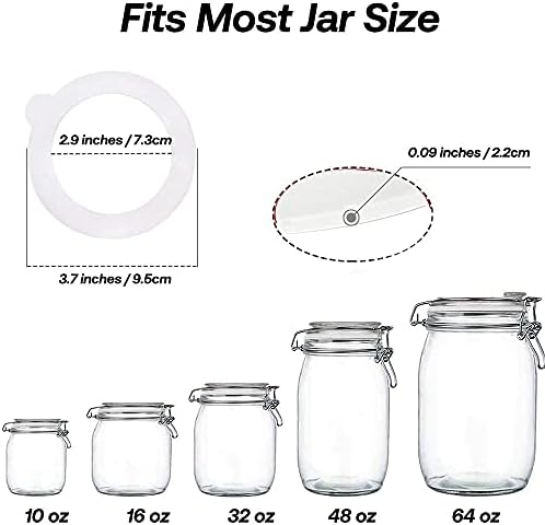 Silicone Gasket for Airtight Preserve Jar Lids
