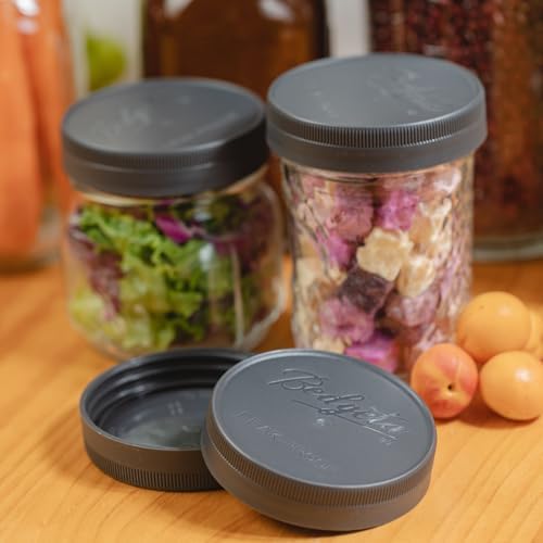 Wide Mouth Mason Jar Lids 9-Pack BPA-Free Leak-Proof Reusable