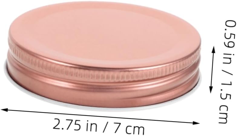 STOBAZA 24-Piece Wide Mouth Mason Jar Lids Reusable Preserving Covers
