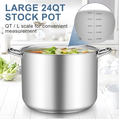 Heavy Duty 24QT Stock Pot