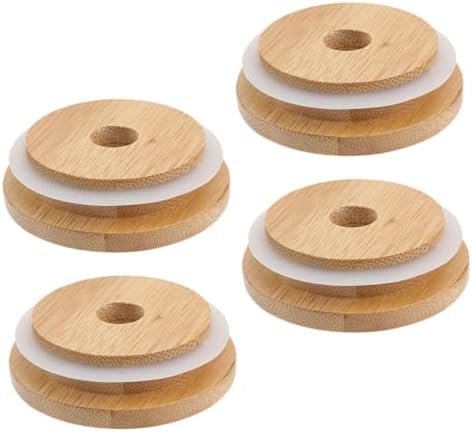 Versatile and Durable 4-Piece Mason Jar Lid Set