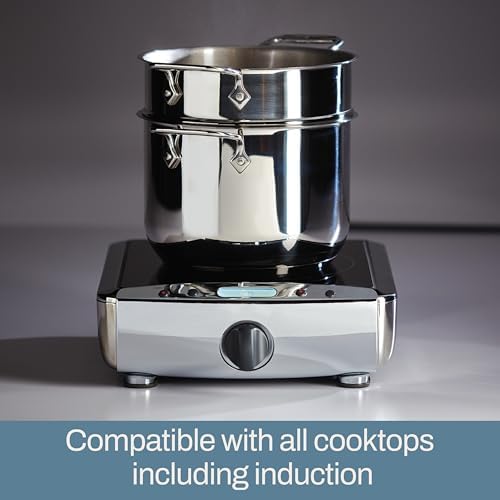 Stainless Steel Cookware 5-QT Badass Stockpot with Strainer and Handle