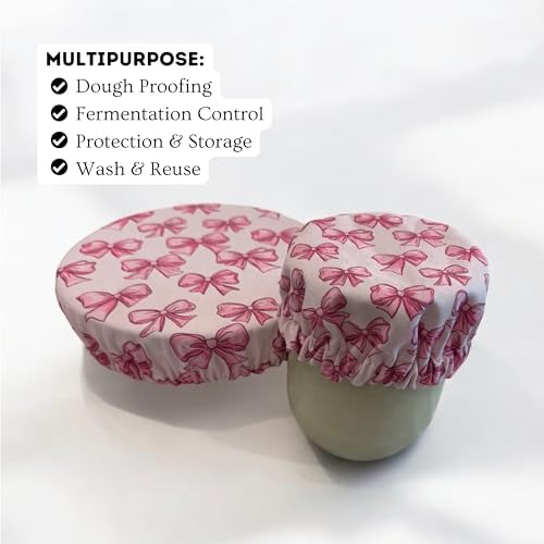 MAYBELLE JOY - Sourdough Reusable Jar Bowl Covers