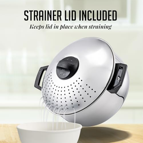OVENTE Stainless Steel Pasta Pot