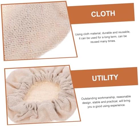 Garneck 2pcs Reusable Muslin Jar Covers