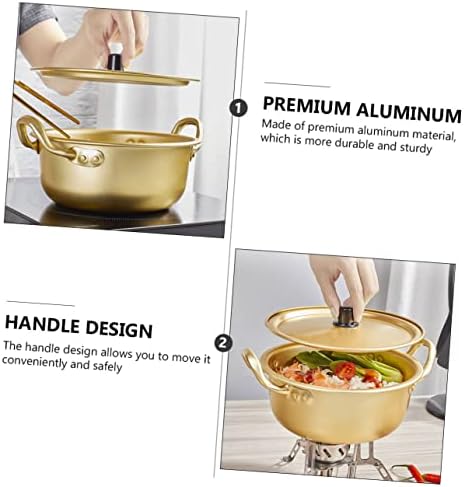 Aluminum Stock Pot Set with Binaural Handles