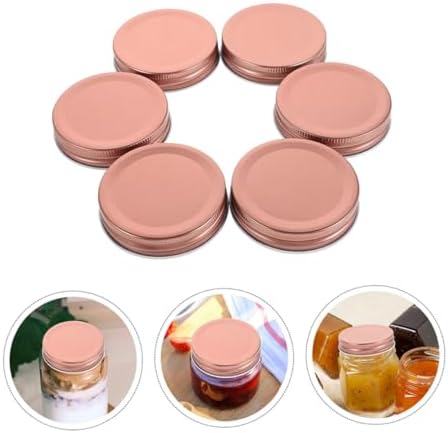 24Pack Wide Mouth Mason Jar Lids 70mm Rose Sealed Preserving Storing