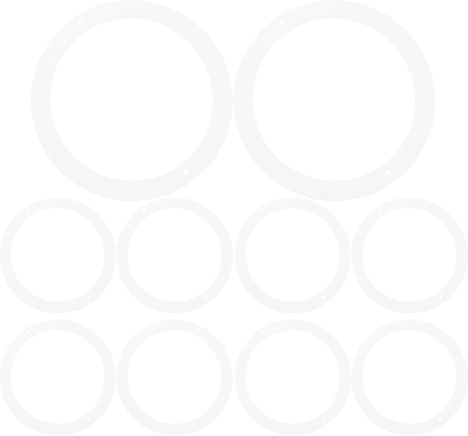 10pcs Airtight Silicone Gaskets for Mason Jars Leak-Proof Canning Fittings