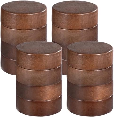 DIMEGON Wooden Jar Lids Set 16PCS for 4oz6oz