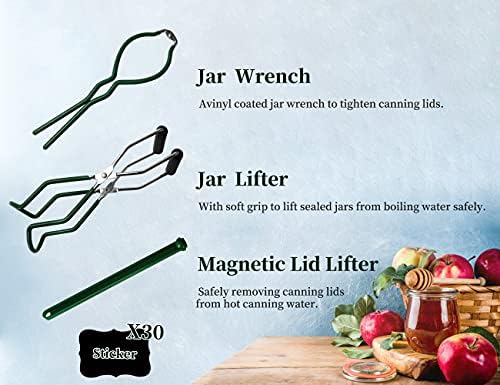 Canning Kit with 37 PCS Durable Kitchen Supplies Perfect for Home Preserving