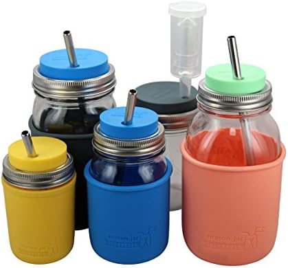 2-pack Ultra Violet Silicone Straw Tumbler Lids for Fermentation Serving