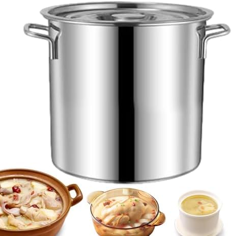 Versatile Stock Pot with Glass Lid